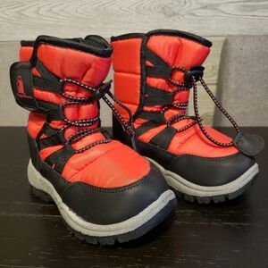 Rugged Bear Toddler Snow Boots Red/Black | Size 6